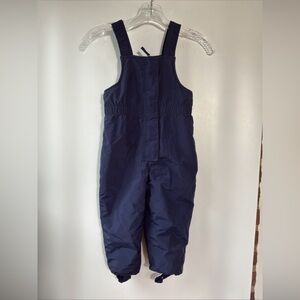 LL Bean Toddler Insulated Blue Bib Snow Pants Size 3T